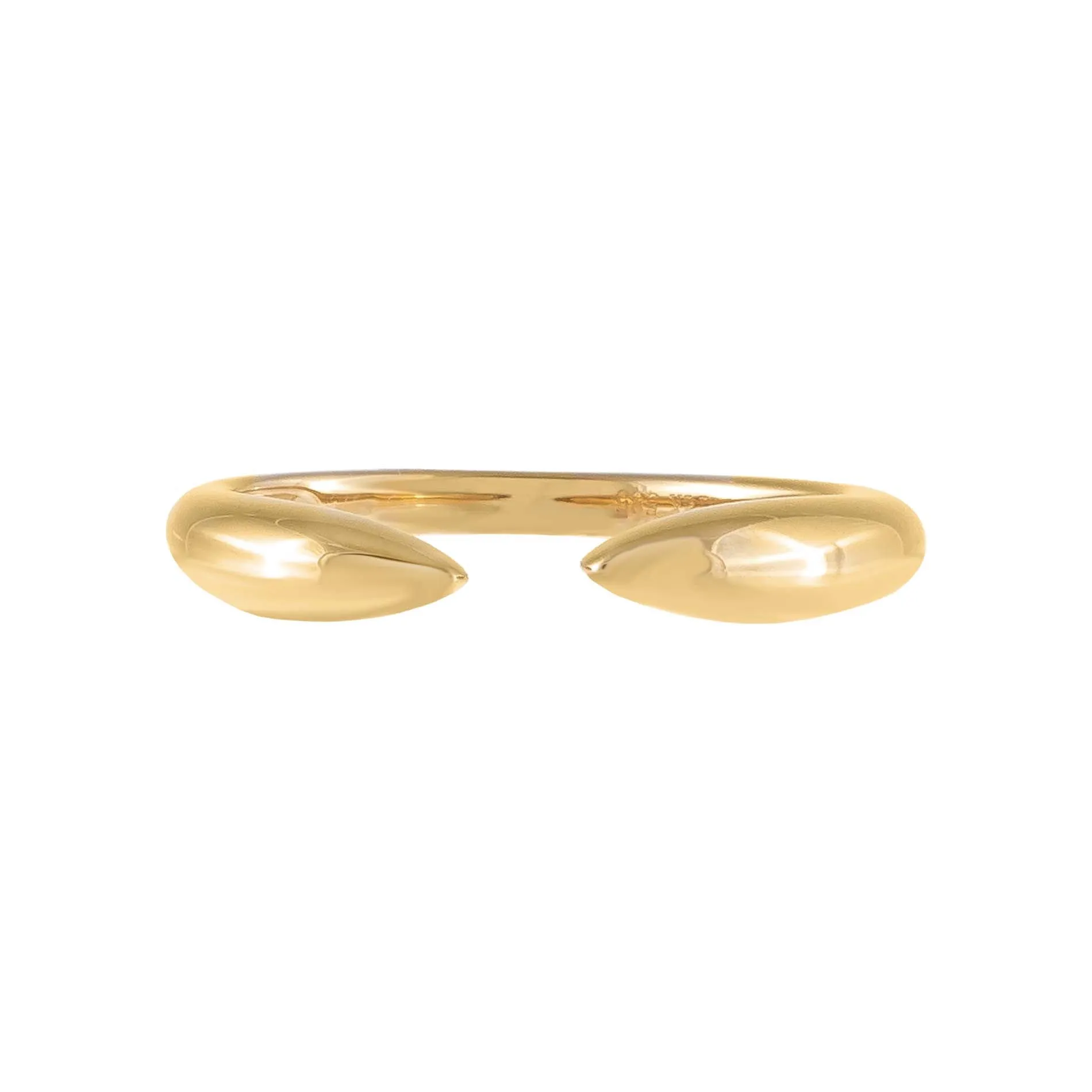 Solid Claw Ring 14K