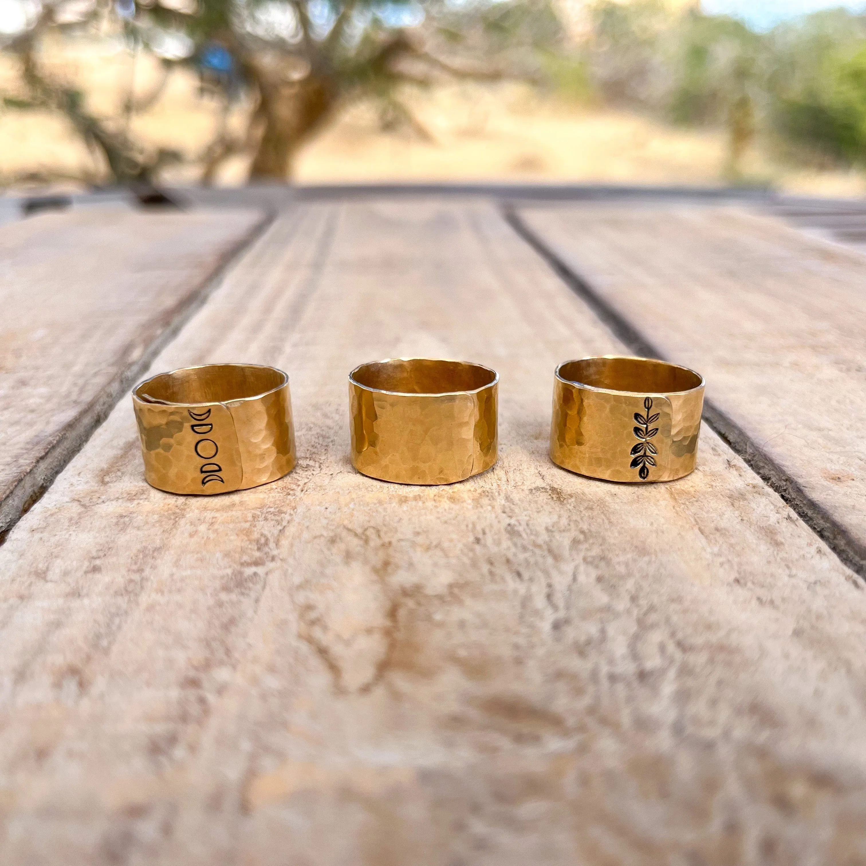 Sonoran Gold turquoise ring set in 14K gold-fill