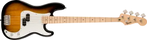 Squier Sonic Precision Bass, Maple Fingerboard, White Pickguard, 2-Color Sunburst