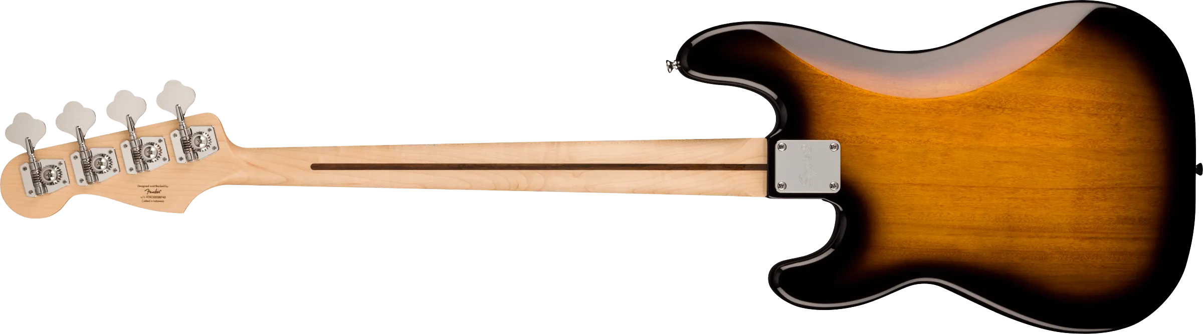 Squier Sonic Precision Bass, Maple Fingerboard, White Pickguard, 2-Color Sunburst