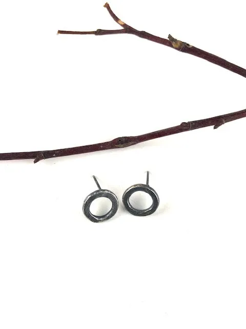 Sterling Silver Circle Post Earring