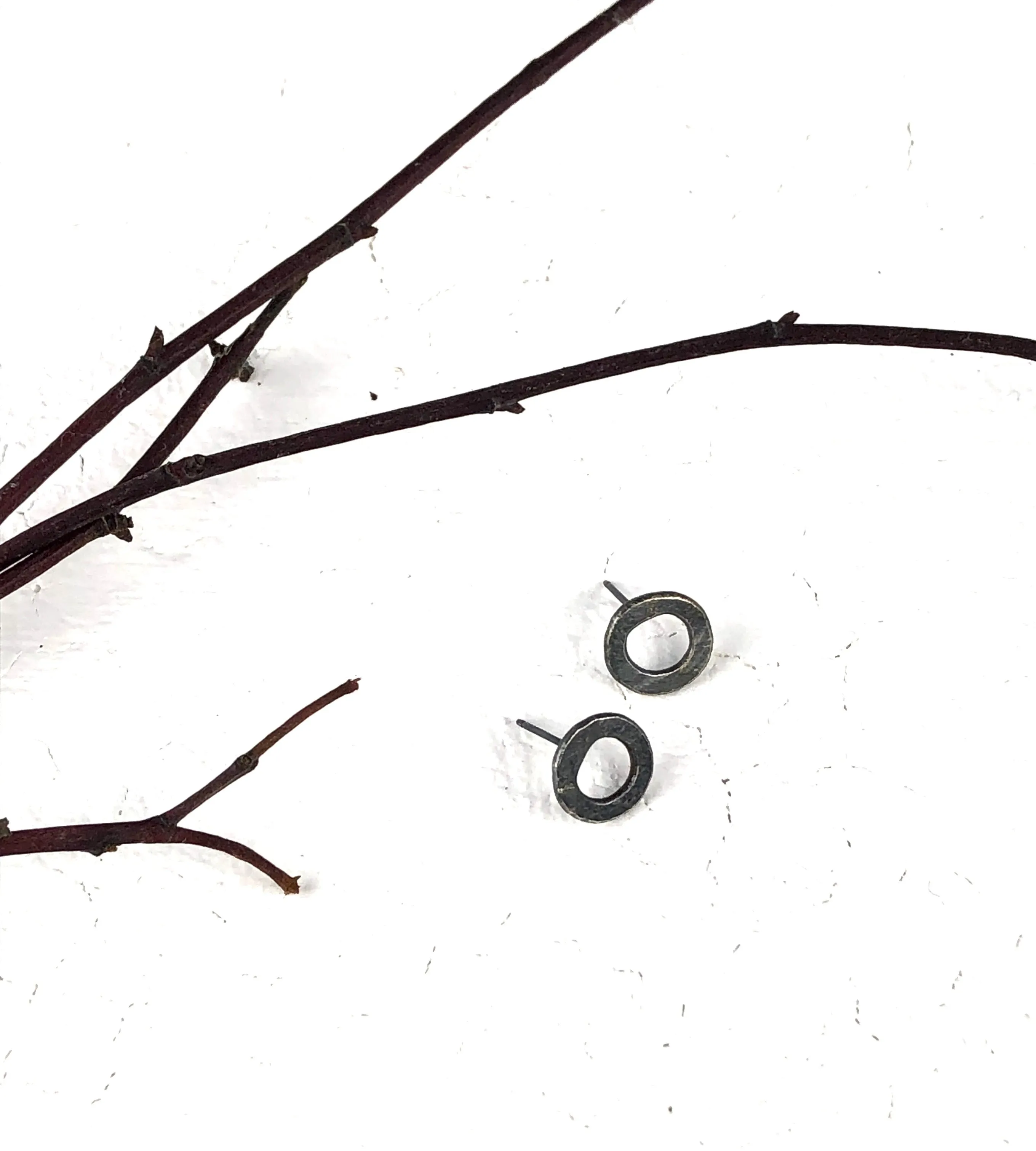 Sterling Silver Circle Post Earring