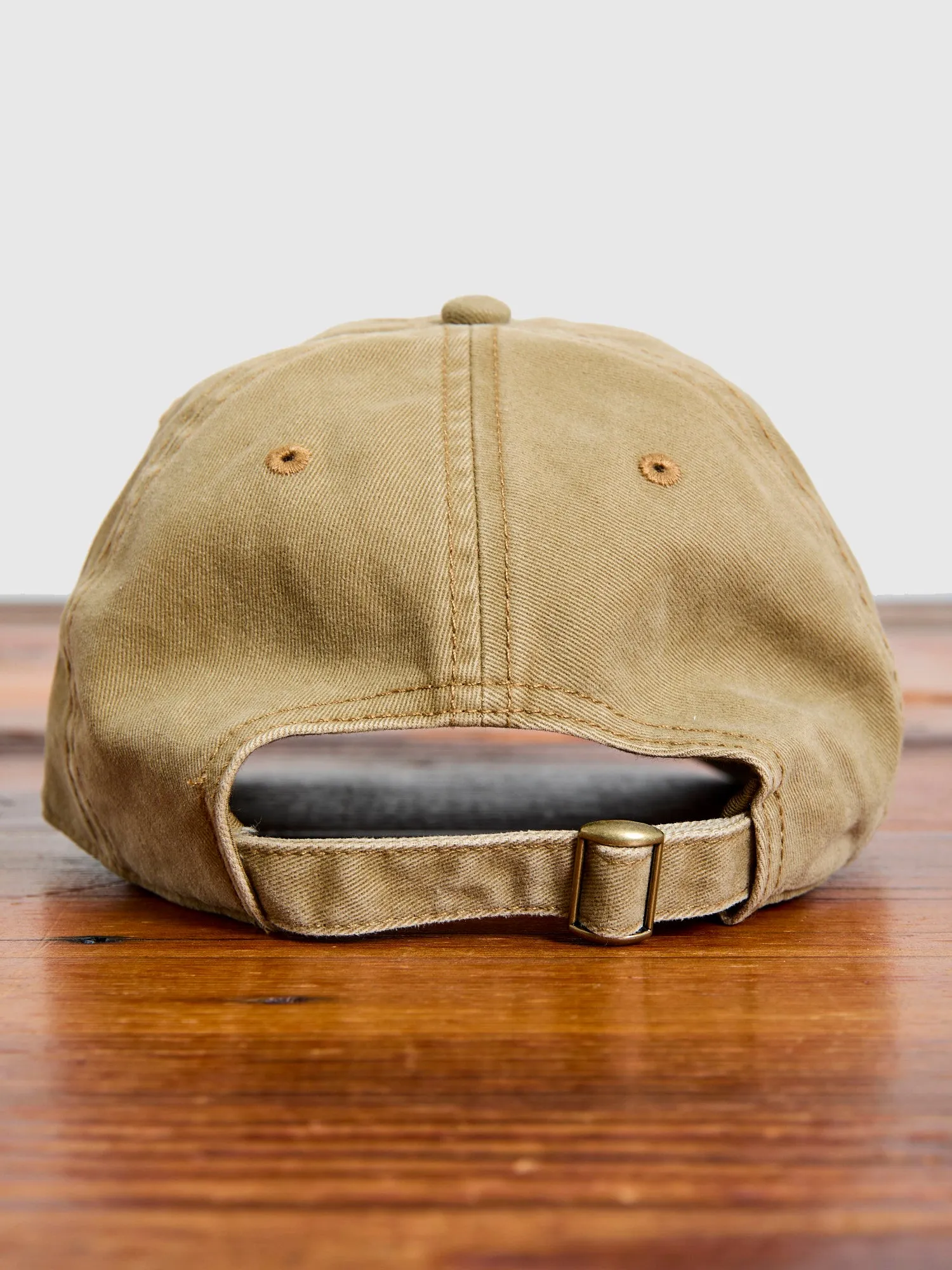 Strap Back Dad Cap in Khaki
