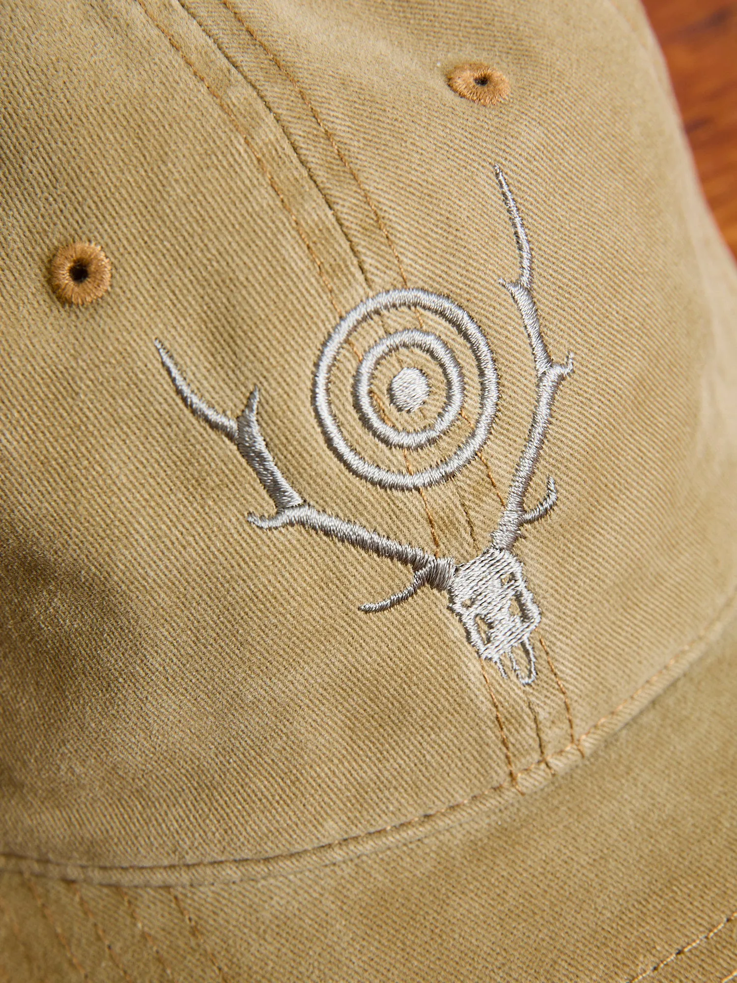 Strap Back Dad Cap in Khaki