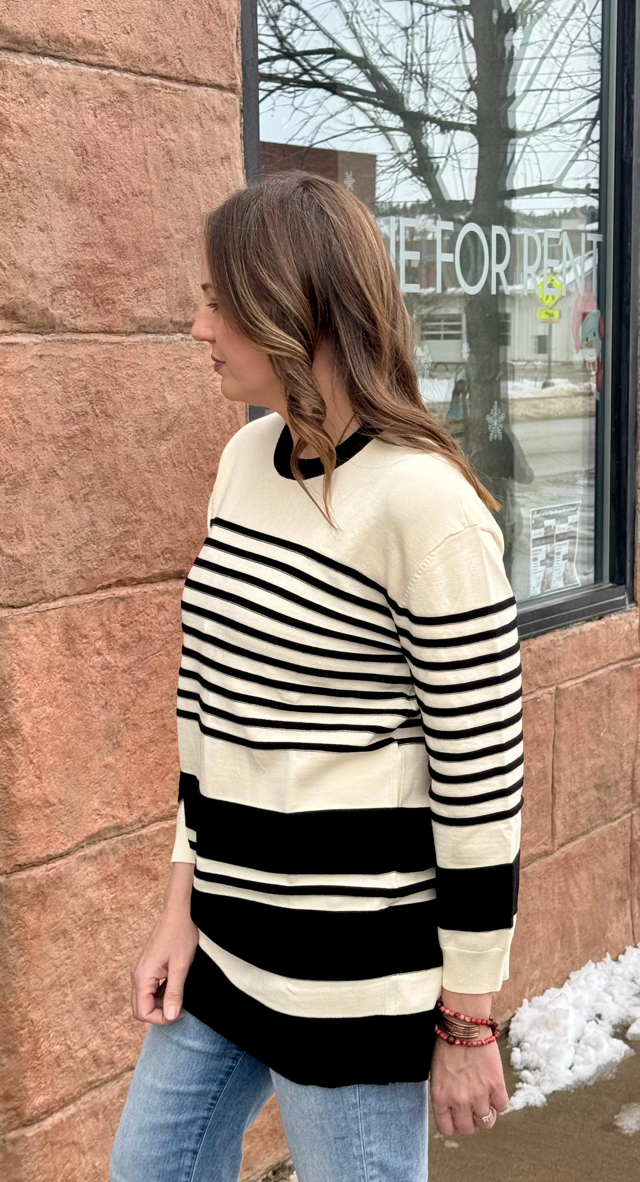 Striped Sweater Dress