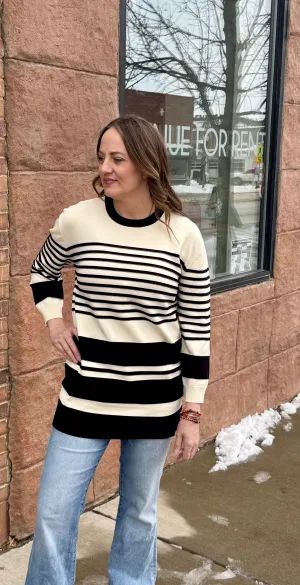 Striped Sweater Dress