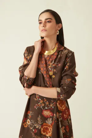 Summer Jacket Silk Wrap-Fashion Edit Java 03A-7JV-16-Payal Pratap