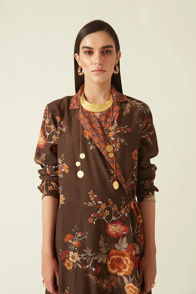 Summer Jacket Silk Wrap-Fashion Edit Java 03A-7JV-16-Payal Pratap