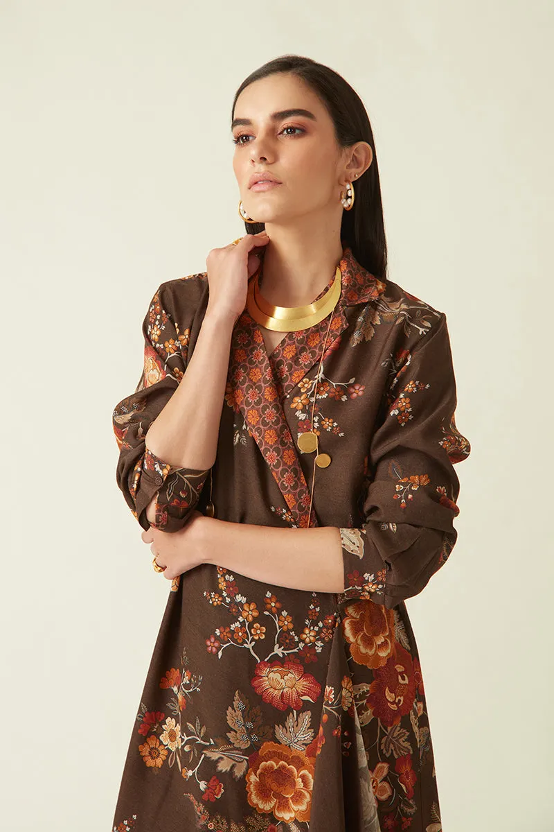 Summer Jacket Silk Wrap-Fashion Edit Java 03A-7JV-16-Payal Pratap