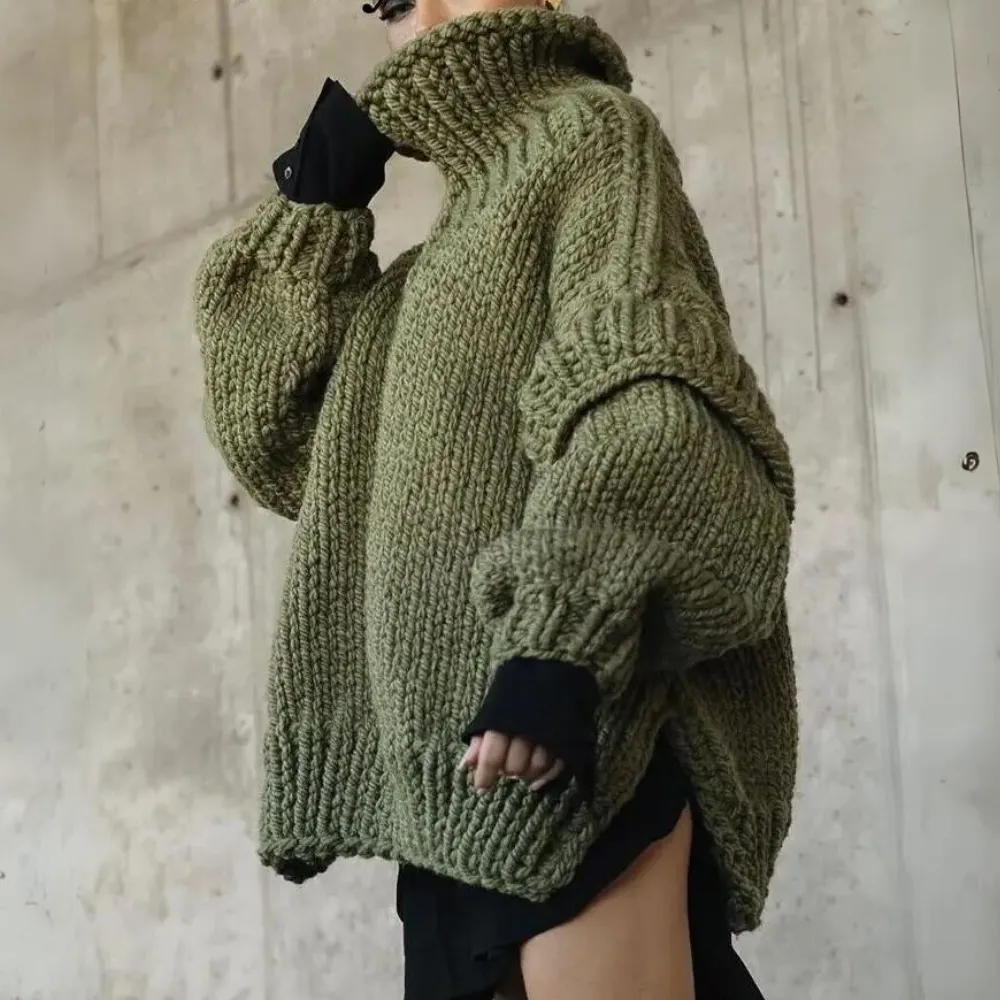 Sweater Livia™ | Women's Oversized Turtleneck Sweater | Cozy Knit, Relaxed Fit & Warm Fabric