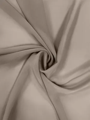Taupe Chiffon Fabric By The 1/2 Yard