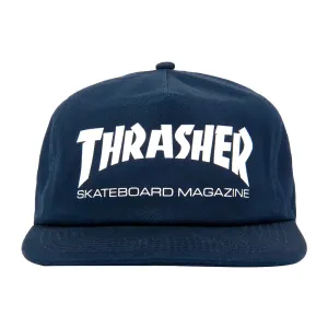 Thrasher - Skate Mag Snapback Navy/White