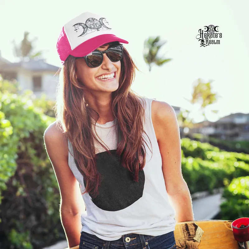 Triple Moon Trucker Hat