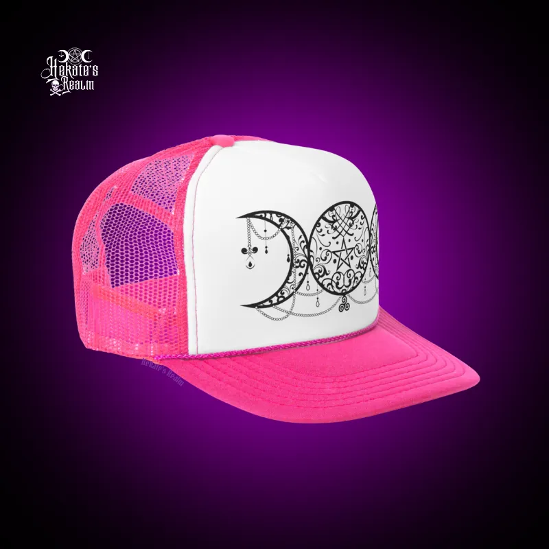 Triple Moon Trucker Hat