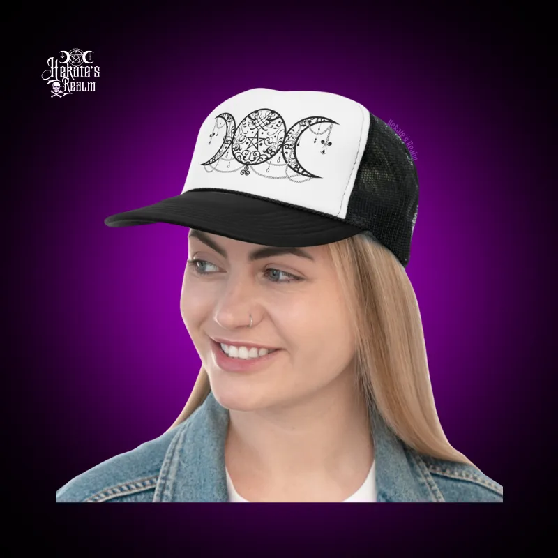 Triple Moon Trucker Hat