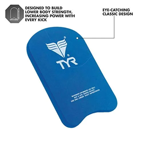 TYR Junior Classic Kickboard Swim Equipments & Accessories (Blue)