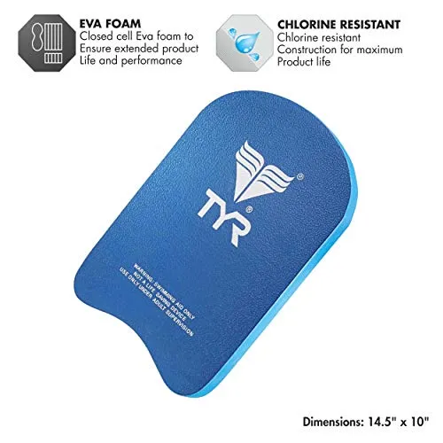 TYR Junior Classic Kickboard Swim Equipments & Accessories (Blue)