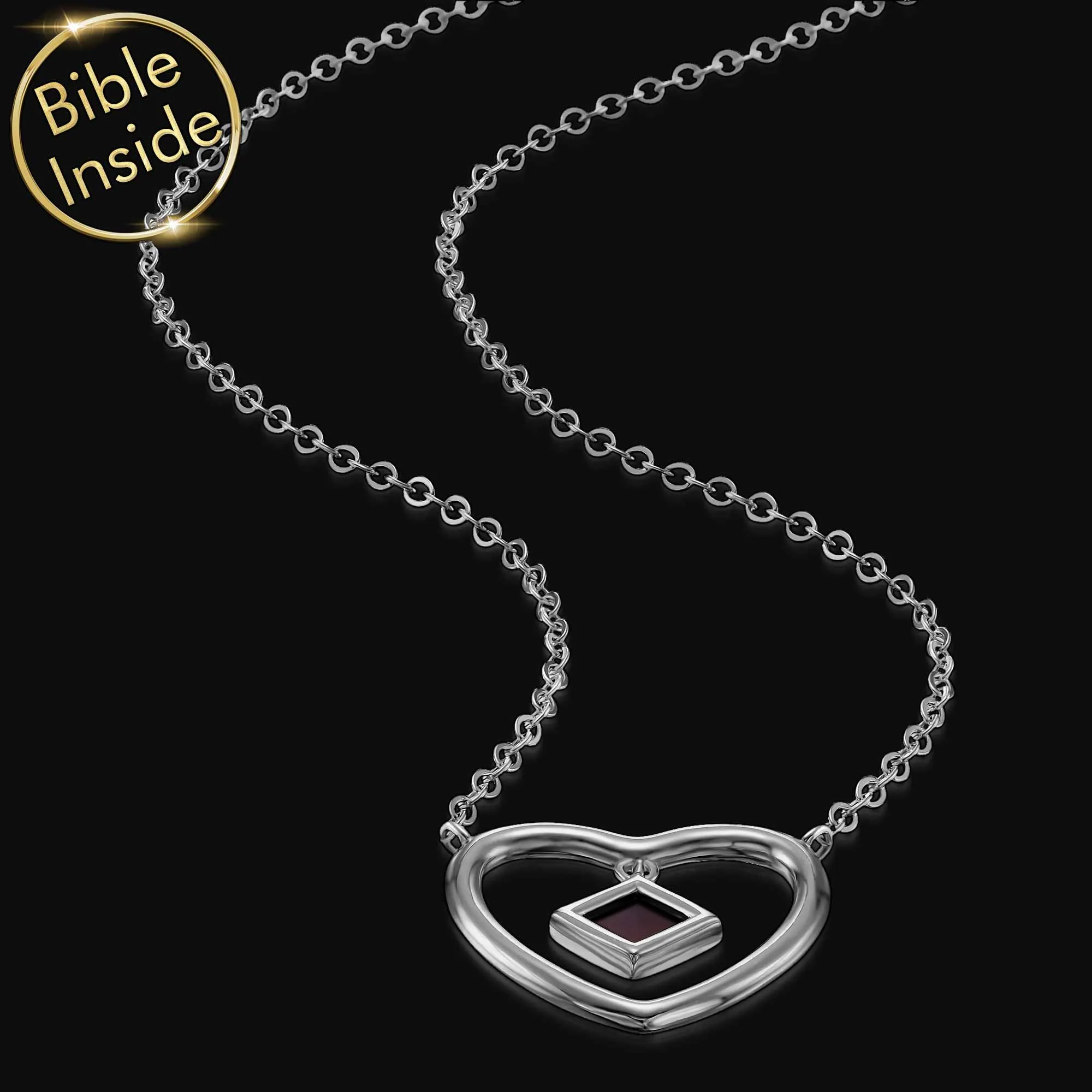 Valentine's Day Jewelry Gift with Micro Bible - Sunshine Pendant