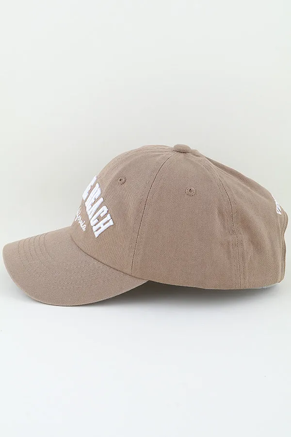Venice Beach California Classic Cap Black - Pack of 6