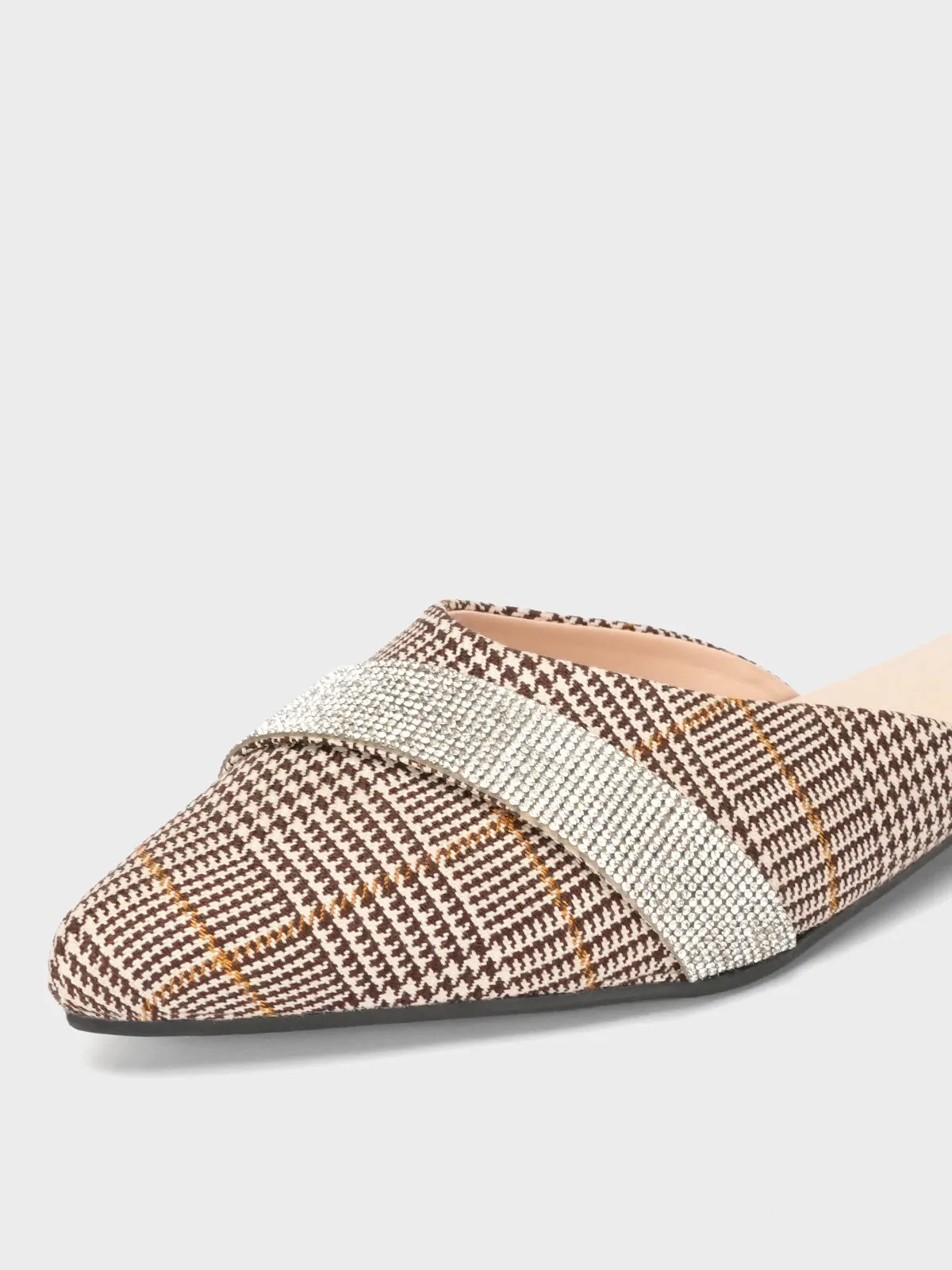 Women's "LEATON" Open Back Fancy Slippers