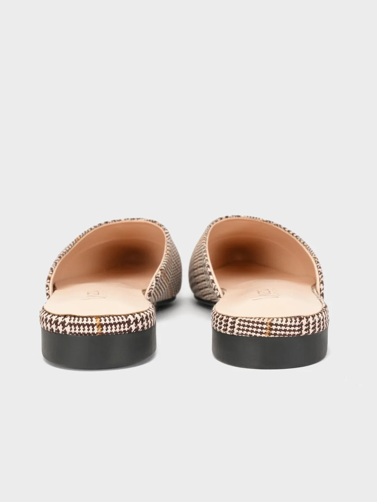 Women's "LEATON" Open Back Fancy Slippers