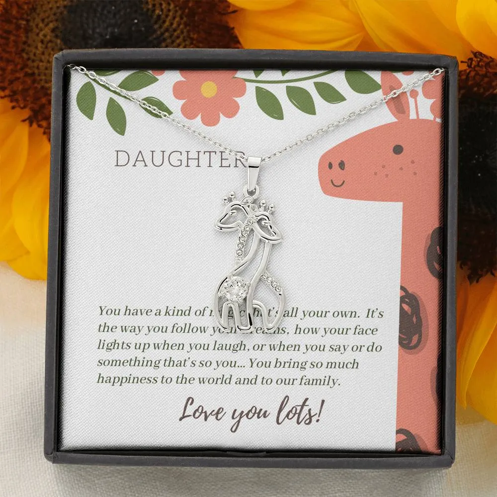 You have a kind of magic that's your own-Giraffe Necklace for Daughter