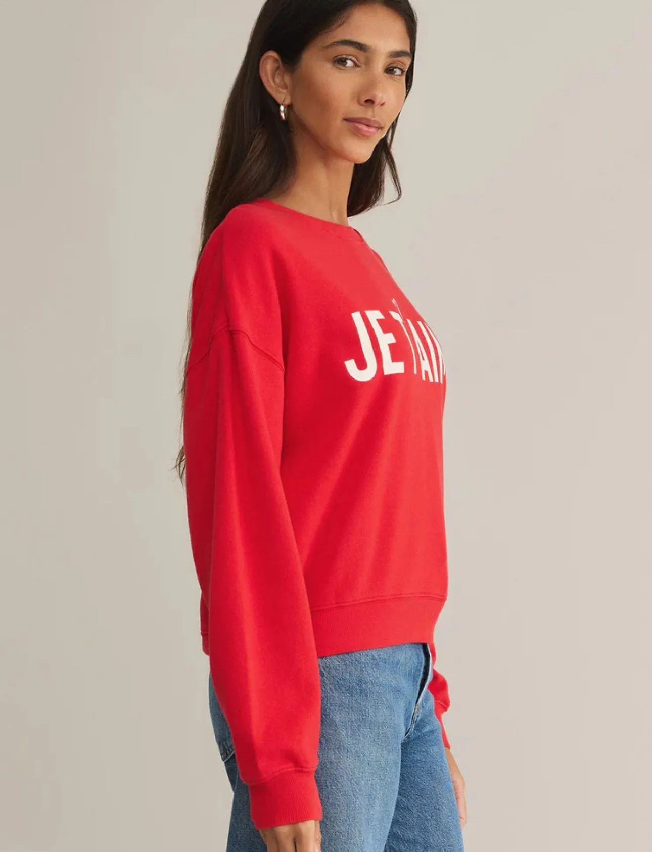 Z SUPPLY- WOMEN’S FIRST DATE FLEECE SWEATSHIRT